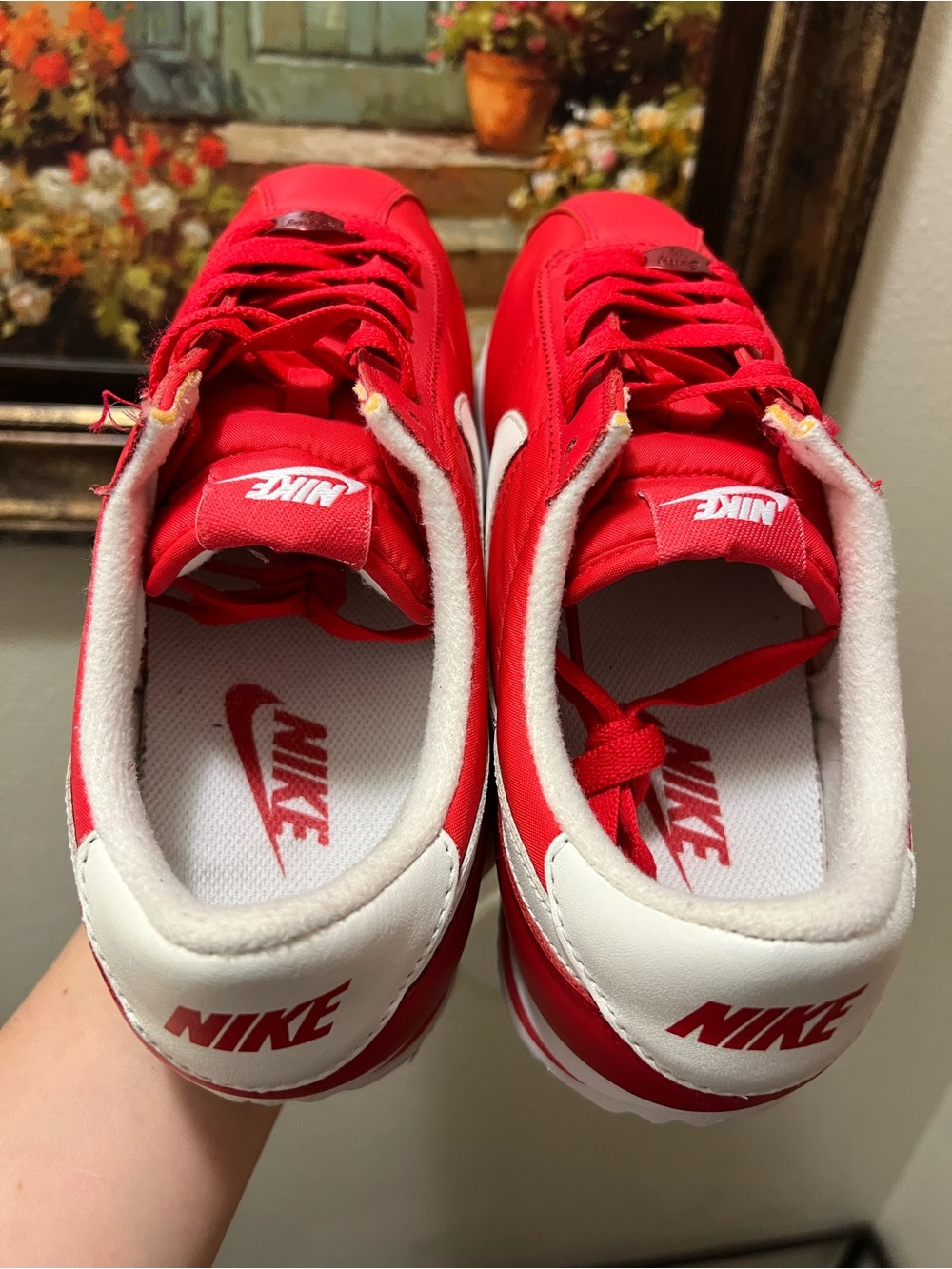 Nike Cortez Basic Nylon Red sneakers rare - Picture 8 of 16